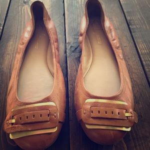 Franco Sarto camel colored flats